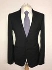 ARMANI COLLEZIONI - Slim Fit Plain BLACK WOOL SUIT - 38 Reg - W32 L33 - GORGEOUS