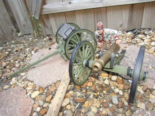 Awesome Civil War Artillery Diorama 1 /8 scale Model Cannon Howitzer and Limber