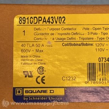 Square D 8910DPA43V02 Series C Magnetic Contactor FNOB