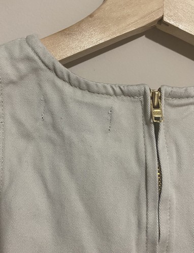 Ralph Lauren Girl’s 100% Cotton Khaki Jumper Dress Size 6 Navy Pony - Picture 3 of 8