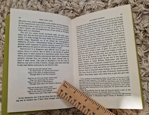 Baum und Blatt ~ J.R.R. Tolkien. Gebunden plus Schutzumschlag von 1972, schöner Zustand - Bild 13 von 24