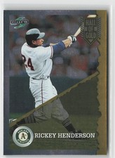 1995 Score - Hall of Gold Rickey Henderson #HG 102 Athletics