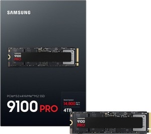 Samsung 9100 PRO PCIe 5.0 NVMe M.2 SSD - 4 TB Festplatte NEU & OVP (H8)