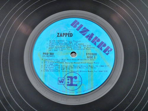 ♫ Zapped ♫ Rare 1970 Bizarre Records Original Sampler Vinyl LP Frank Zappa - Picture 2 of 3