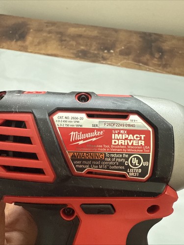 Milwaukee 2656-20 18V Cordless Impact Driver. Tool Only - Picture 4 of 5