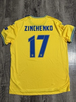 Oleksandr Zinchenko Ukraine Joma Jersey 2024 Men's Size XXL | eBay