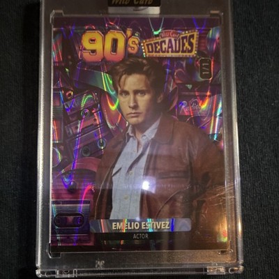 Wild Card 90's Decades Emelio Estevez One of One Trading Card D190P8-EE