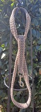 Hand Crochet Medium Dog Lead In Coffee