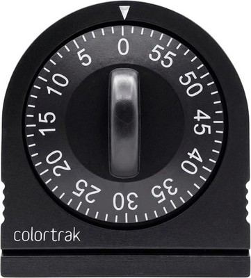 60 Minute Wind Up Timer Visual Mechanical for Kitchen Black
