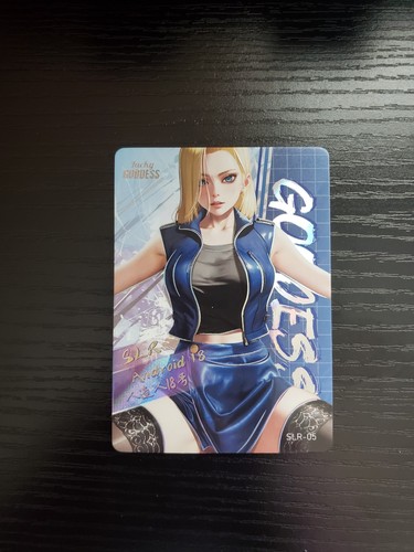 Goddess Story Waifu Karte - Lucky Goddess 2 - Android 18 - SLR-05 - Serie #/688
