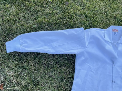 Red Kap KP70WH5 SMALL White Lab Coat, Cuffed Sleeves W/ 3 Front Pockets - Picture 5 of 24