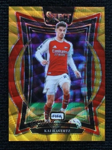 2024-25 Panini Select FIFA Terrace Gold Wave Prizm 6/10 Kai Havertz #13