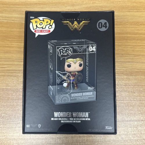 Wonder Woman Funko Pop #04 Die-Cast Official Exclusive Funko Shop New Sealed - Bild 3 von 6