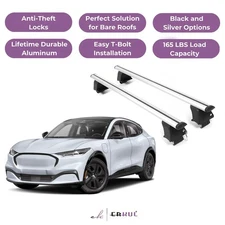 ERKUL Roof Rack Crossbars For FORD MUSTANG MACH-E 2021-2026 Naked Roof Aluminum