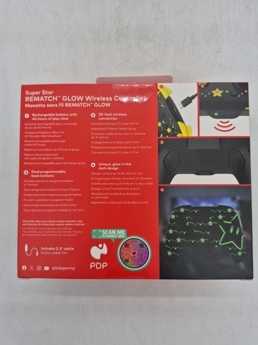 PDP REMATCH GLOW Wireless Nintendo Switch Controller (500-202-STGD)... FREE S&H! - Picture 2 of 2