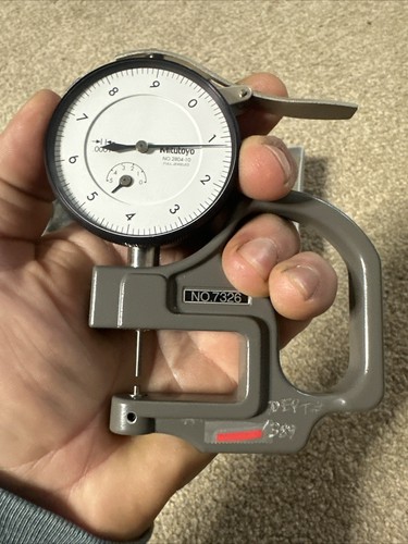 Mitutoyo Dial Thickness Gage Needle Tip 7326 Machinist Inspection Tool Guage - Picture 11 of 15
