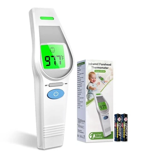Non-Contact Infrared Forehead Thermometer for Adult Kids Body Object Temperature
