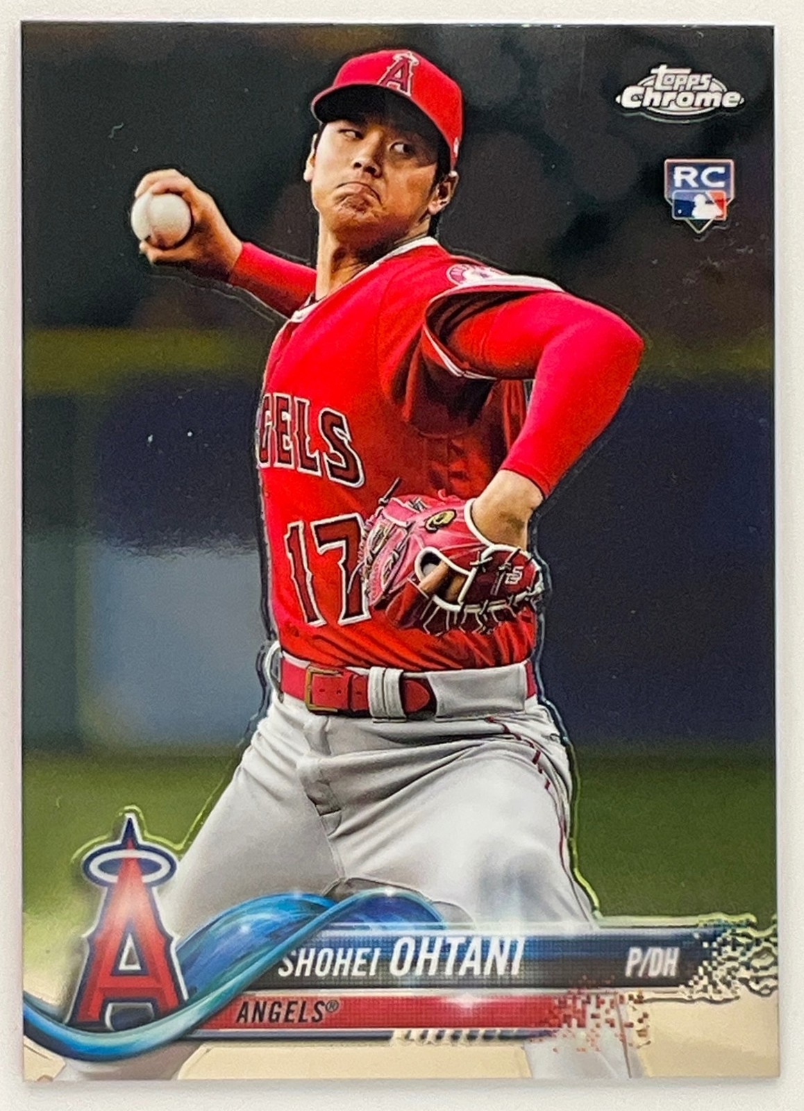 2018 Topps Chrome Update Shohei Ohtani #HMT1 RC Los Angeles Angels