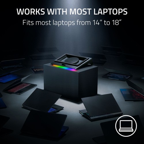 Razer Laptop Cooling Pad Smart Cooling Stand for 14” to 18” Laptops - 第 5/8 張圖片