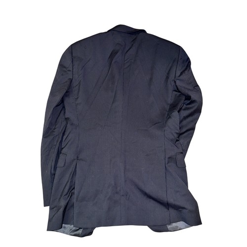 Peter Millar Blazer Men's Size 40T Blue Pinstripe 2 Button 100% Wool Pockets - Picture 7 of 10