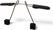 Car Headrest Coat Hanger, Universal Vehicle Back Seat Clothes Hook, Chrome Stain
