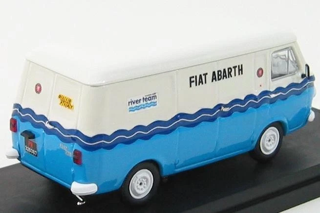 1/43 RIO FIAT 238 VAN - ABARTH RIVER TEAM 1972 BLUE WHITE - Immagine 2 di 3
