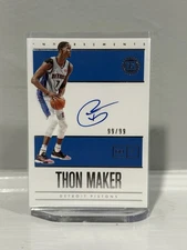 Thon Maker 2019-20 Panini Encased Endorsements Auto #EN-TMK /99 SP Pistons