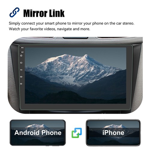 9" Car Stereo Android 14 Carplay GPS FM 2DIN Bluetooth IPS Touch Screen BT 4+64G - Picture 7 of 14