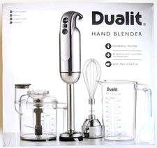 Dualit Hand Blender, Immersion Blender with Chopping Bowl, Whisk & Jug, SKU 8880