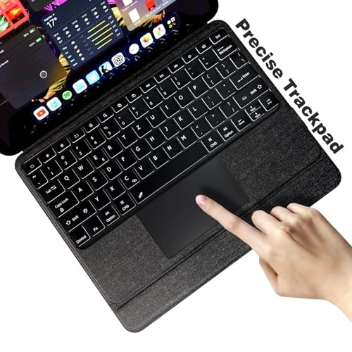 Tastatur Folio kompatibel mit neuem iPad Pro 13 Zoll (M4, 2024), iPad Pro 13 - Bild 5 von 8
