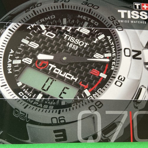 CAJA DE PRESENTACIÓN Y FOLLETOS RELOJ TISSOT/ ¡IMPECABLE! - Imagen 7 de 9