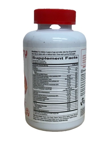 SmartyPants Kids Multivitamin & Omegas Dietary Supplement - 90 Gummies - Picture 2 of 3