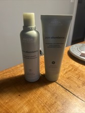 Aveda Pure Abundance Vol Shampoo 8.5oz, Vol Clay Conditioner 6.7oz Set