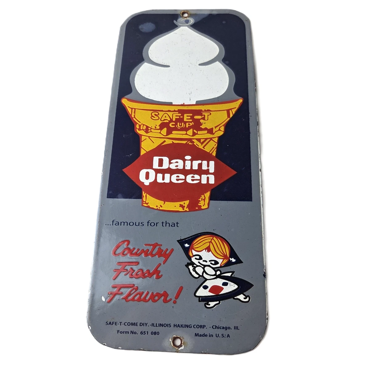 Dairy Queen Sign In Original Advertising Signs (1930-1969) for