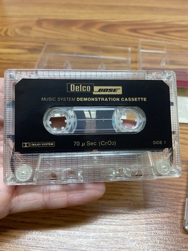 Delco GM Bose Demonstration Tape For Corvette Music System w/ Original Case - Picture 10 of 11