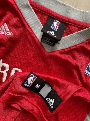 Vintage Houston Rockets #11 Yao Ming Red Adidas Jersey Youth Medium - Picture 2 of 3