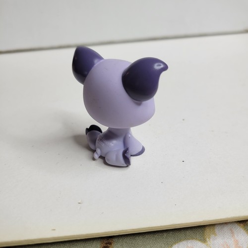 Littlest Pet Shop #550 viola maiale occhi di acqua fiore LPS - Foto 2 di 4