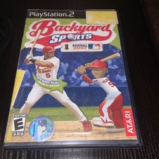 Backyard Sports Baseball 2007 PS2 PlayStation 2 - Game, Case & Book