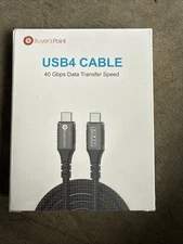 Buyers Point Ultra Fast USB C Charging Cable 40gbps Data Transfer Speed