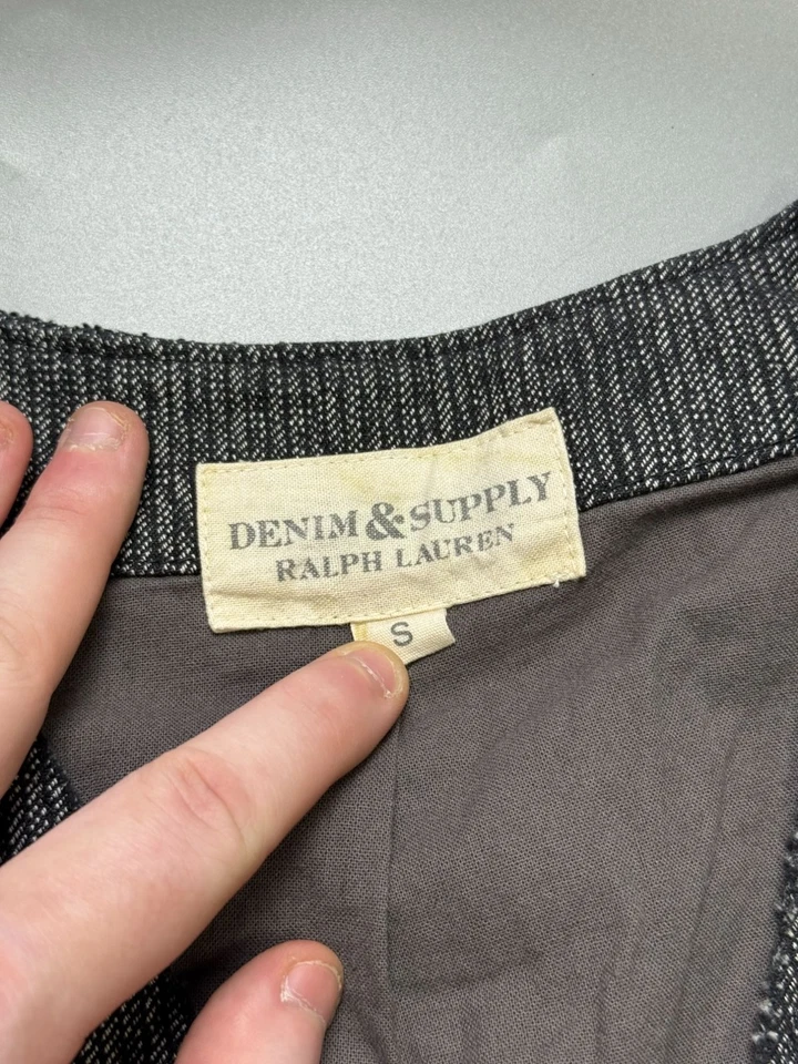 Men’s Denim & Supply Ralph Lauren Denim Gilet Size S (Y1118) - Image 4 of 4