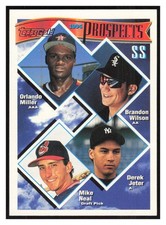 1994 Topps Gold #158 SS Prospects Derek Jeter RC PROS