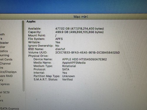 Apple Mac Mini 2012 A1347 2.5GHz Intel i5 New 16 GB RAM & Used 500GB HDD - Picture 8 of 11