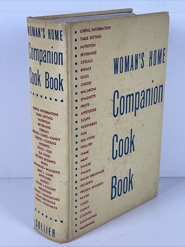 Woman's Home Companion Cook Book 1944 Hardcover Vintage Recipe Illustrated - Imagen 3 de 13