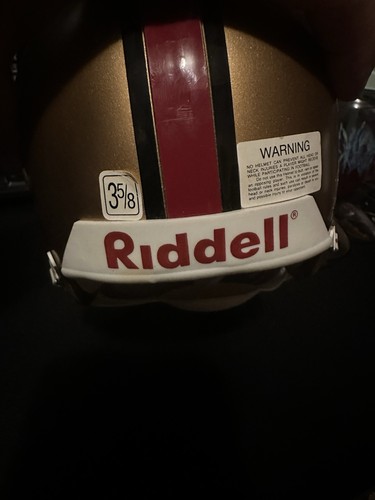 Vintage 1995 Riddell NFL San Francisco 49ers Mini Football Helm Größe 3 5/8 - Bild 5 von 7