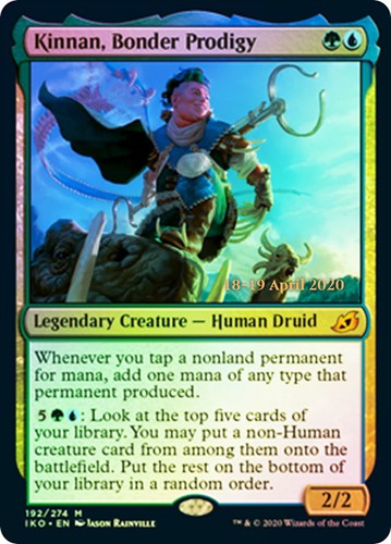 MTG Kinnan, Bonder Prodigy - Foil - Prerelease Promo, Light Play, English Promo: - Picture 1 of 1