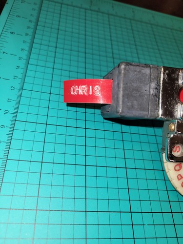 Vintage DYMO-MITE M-22 Bandmaschine Hand Präge Etikettendrucker - getestet funktioniert - Bild 5 von 12