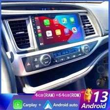 Android 13 Car Stereo Radio CarPlay GPS 4G+64GB for Toyota Highlander 2014-2019