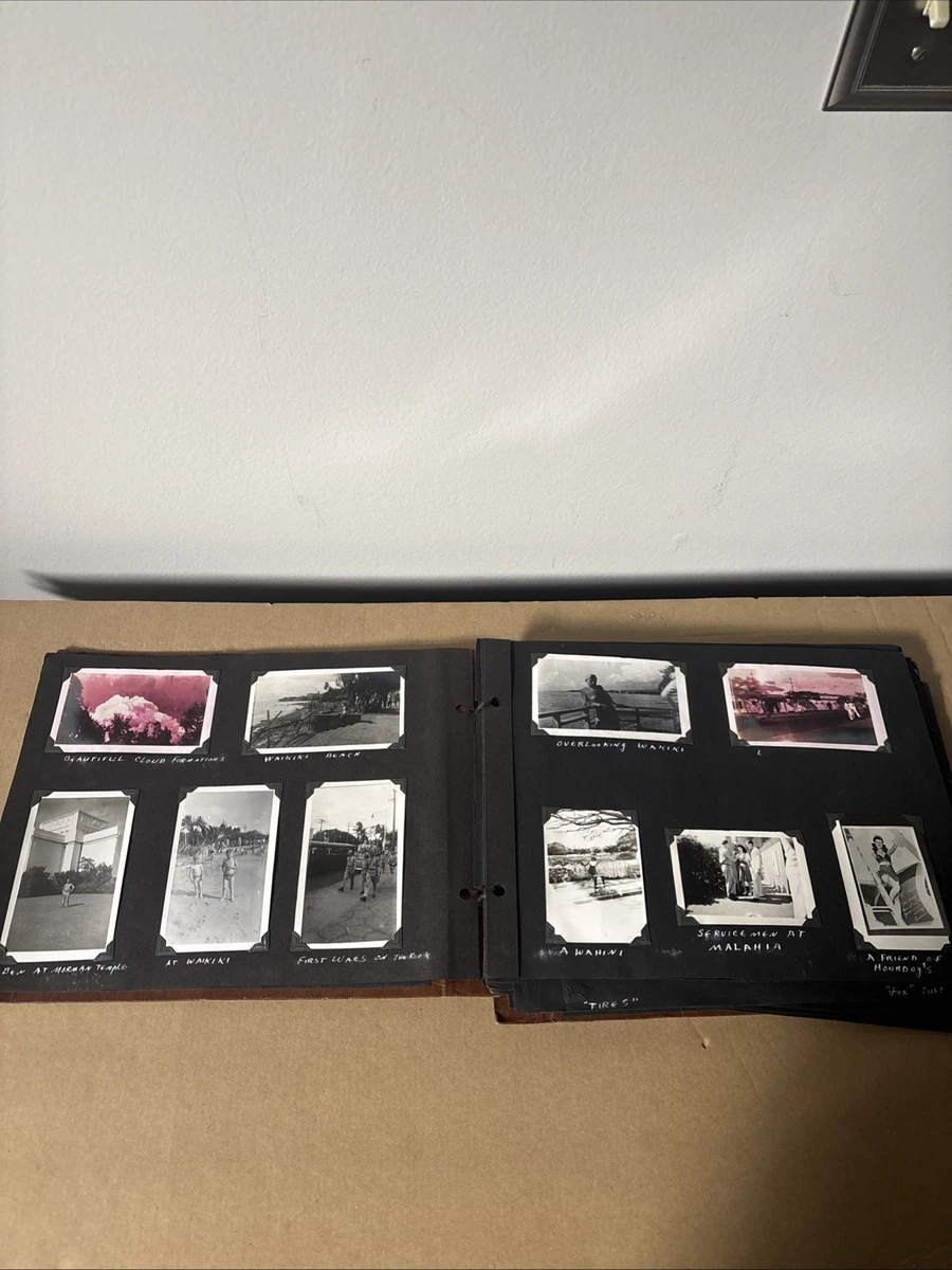 Wwii Photo Album In Original Ww2 Collectible Us Photographs for