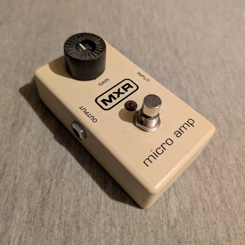 MXR Micro Amp E-Gitarre Fx Boost Pedal mit OVP.