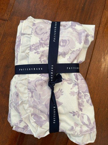 POTTERY BARN TEEN LoveShackFancy Damask Backrest Pillow Cover-Lavender-NWOT - Picture 3 of 5